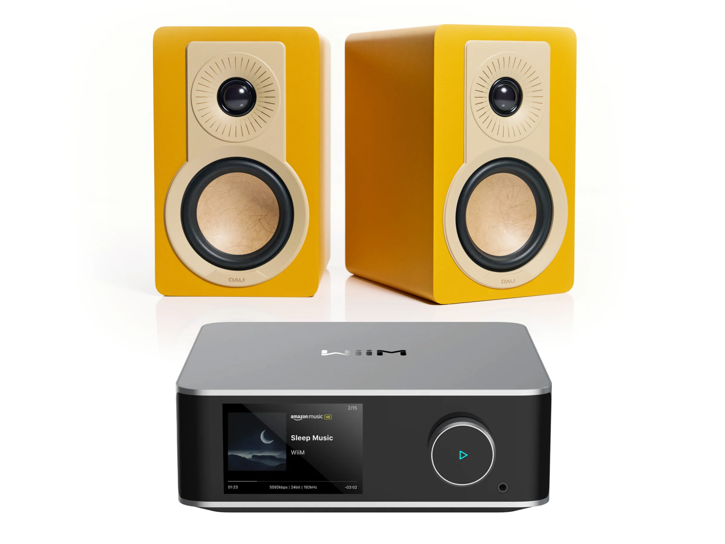 WiiM Amp Ultra with DALI KUPID Bookshelf Speakers - Image 8