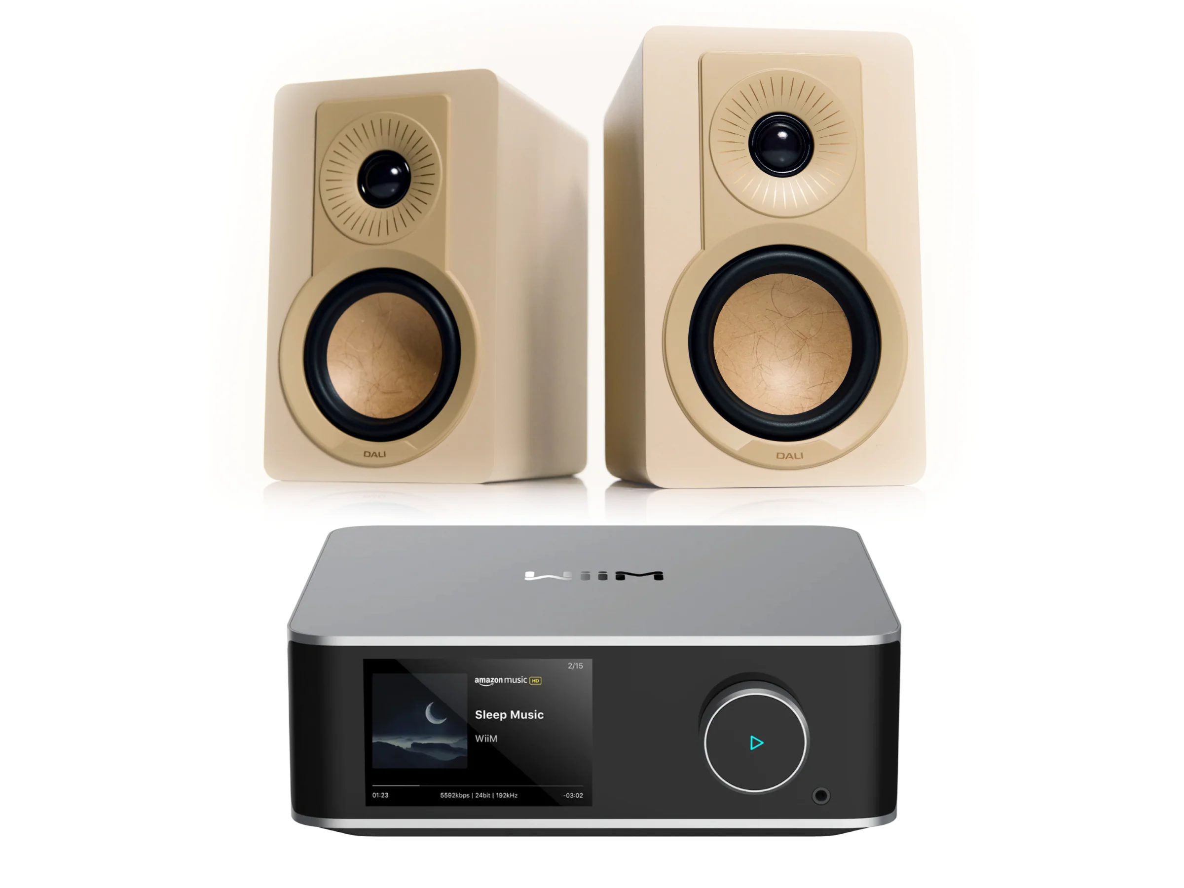 WiiM Amp Ultra with DALI KUPID Bookshelf Speakers - Image 9