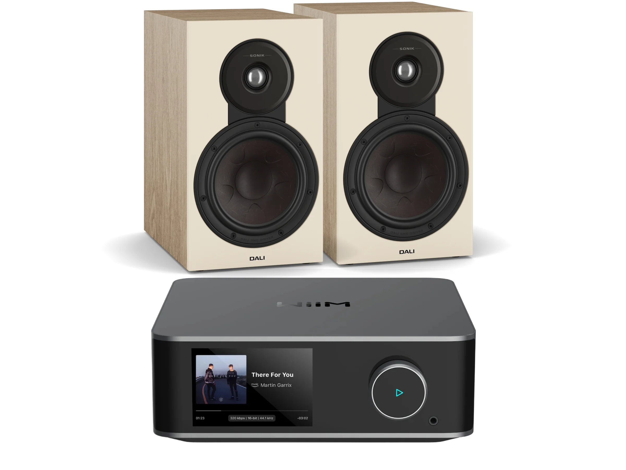 WiiM Amp Ultra with Sonik 3 Bookshelf Speakers - Image 5